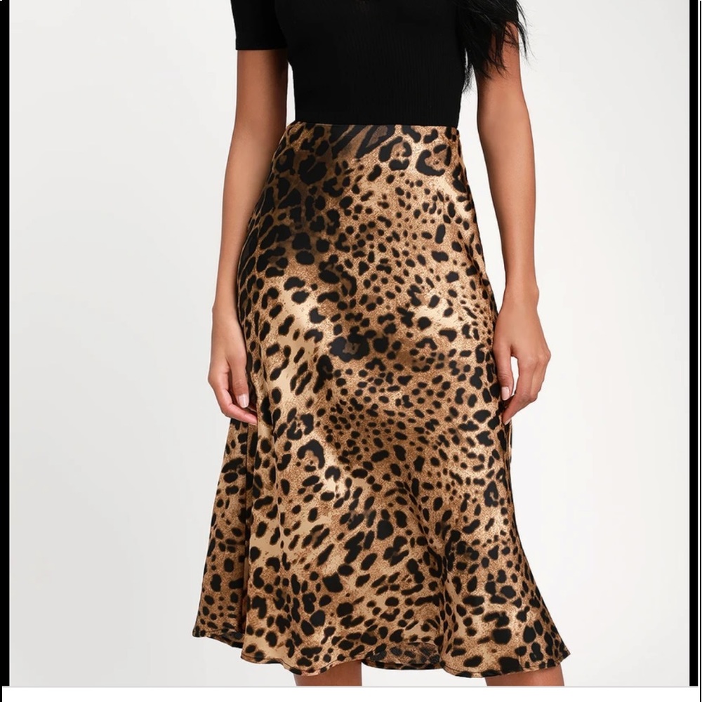 Lulus wild wonder leopard mini skirt